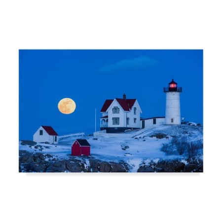 Michael Blanchette Photography 'Snow Moon' Canvas Art,22x32